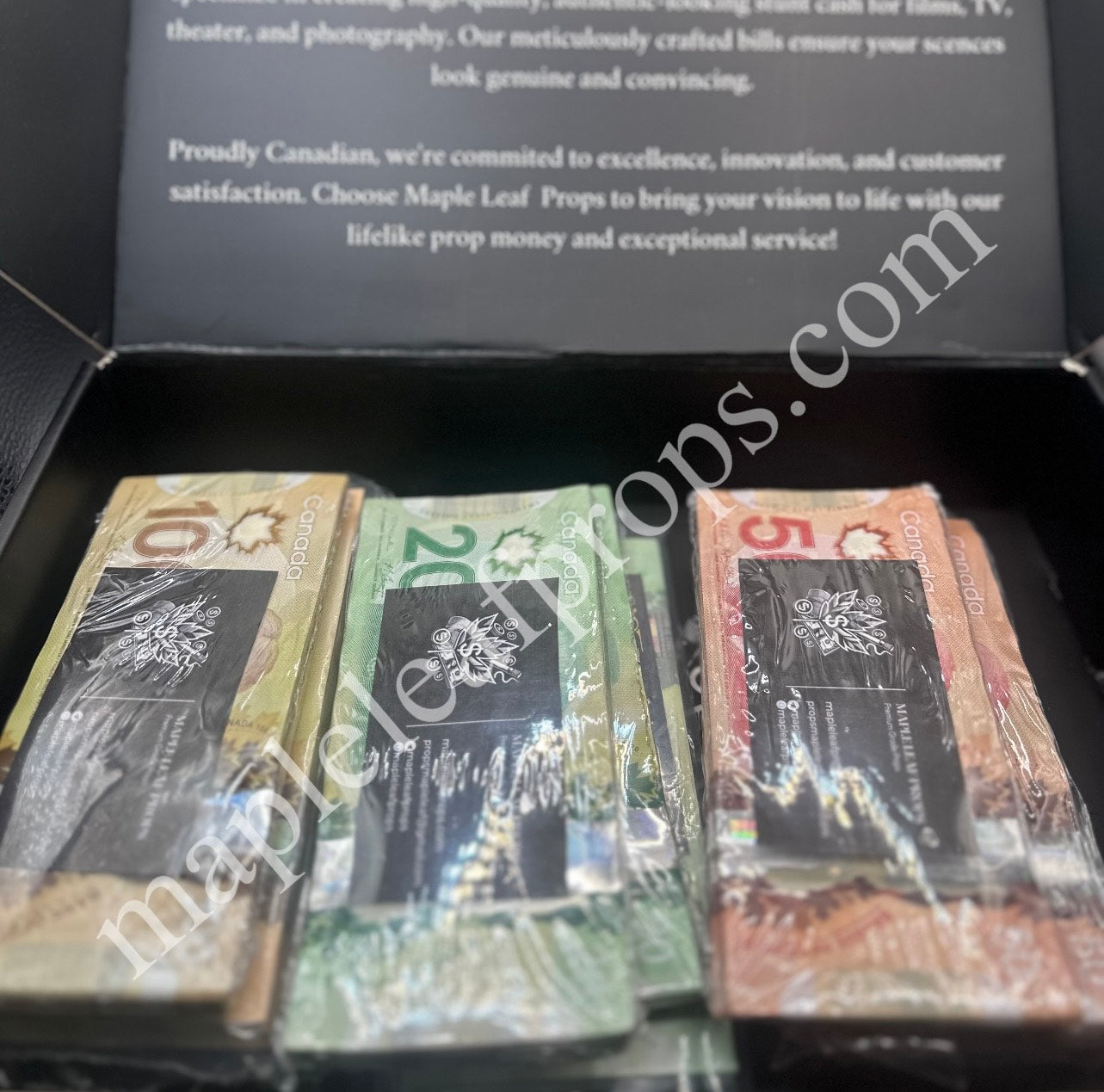 (Limited Time) *MAPLE LEAF PROPS* Triple Triple Variety Bundle of Canadian Prop Money - $51,000 Total Value
