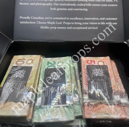 (Limited Time) *MAPLE LEAF PROPS* Triple Triple Variety Bundle of Canadian Prop Money - $51,000 Total Value